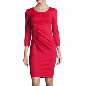 Armani Collezioni Ruched Sheath Dress 3/4 Sleeve
Milano Jersey Mini Dress NWT